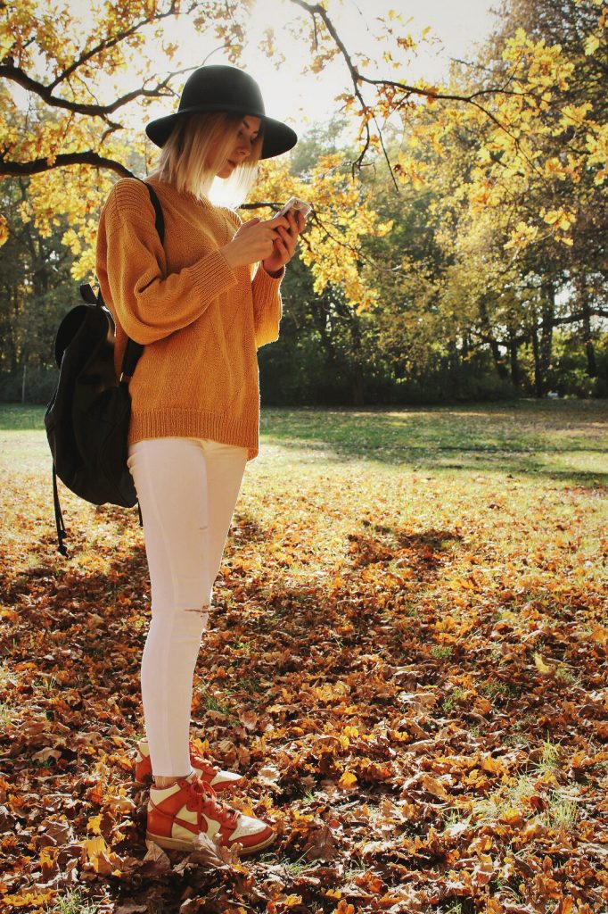 ORANGES HERBST OUTFIT
