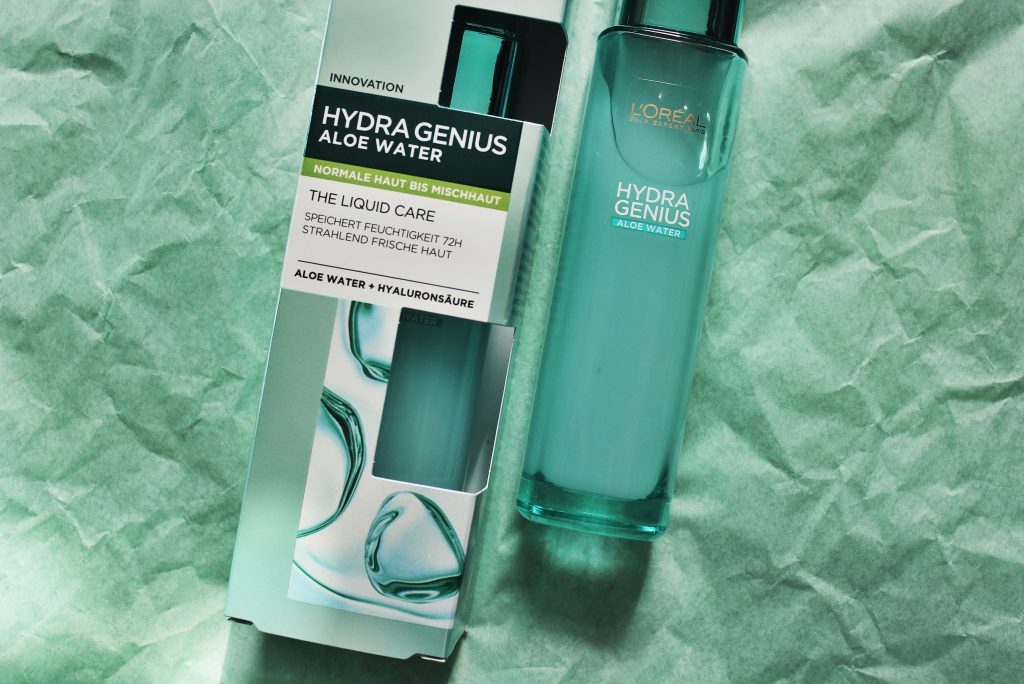 L´ORÉAL HYDRA GENIUS ALOE WATER #DRINKFORYOURSKIN