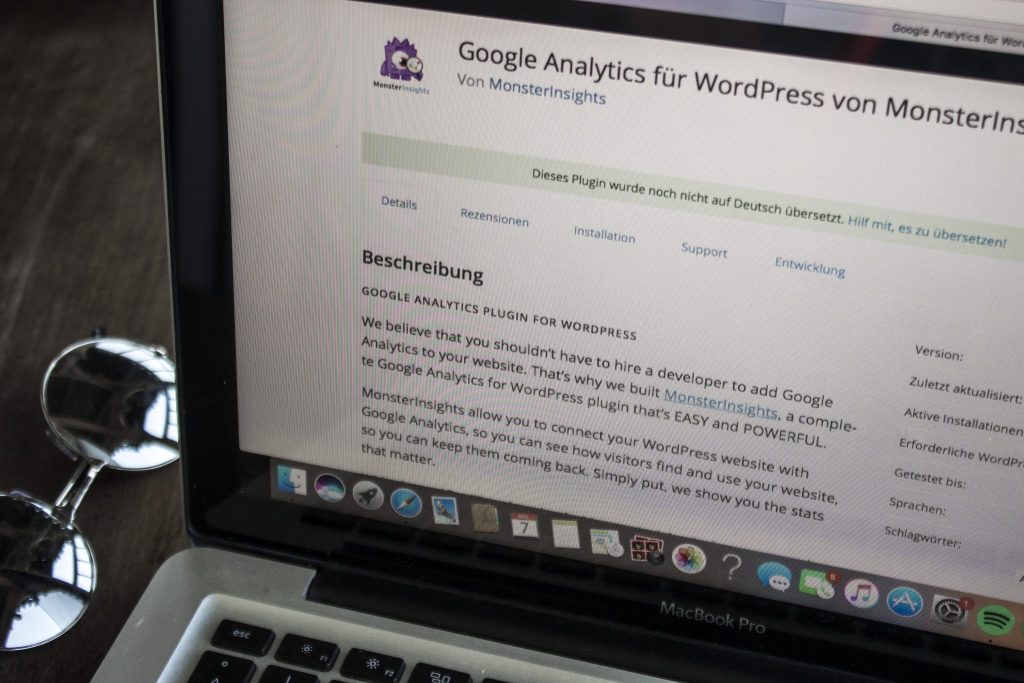 MonsterInsight für Google Analytics Screenshot