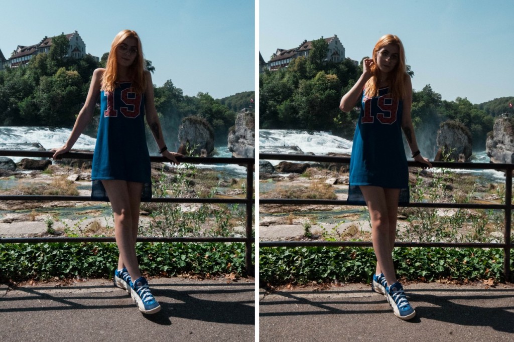 BASKETBALL JERSEY DRESS WITH VINTAGE ADIDAS SNEAKERS | Schaffhausen