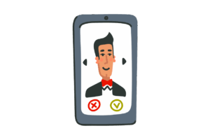 Dating und Karriere - Bilder via Canva mspoint